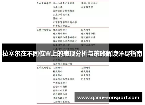 拉塞尔在不同位置上的表现分析与策略解读详尽指南